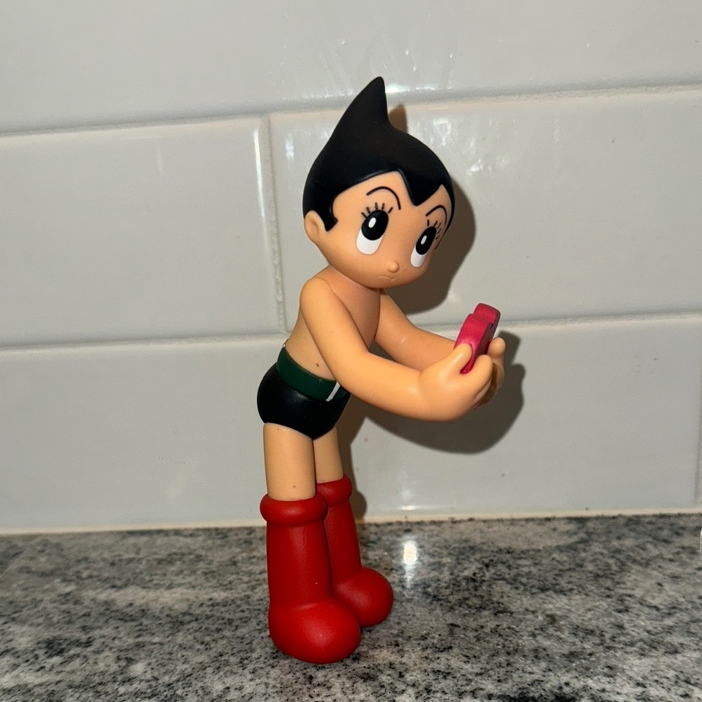 Astro Boy Figurine with Red Boots